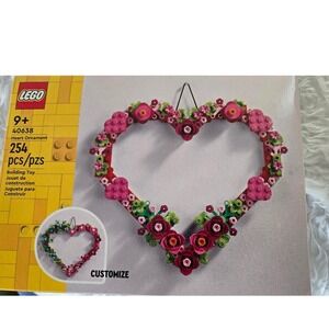 LEGO 40638 Heart Ornament Building Toy 254 Pieces